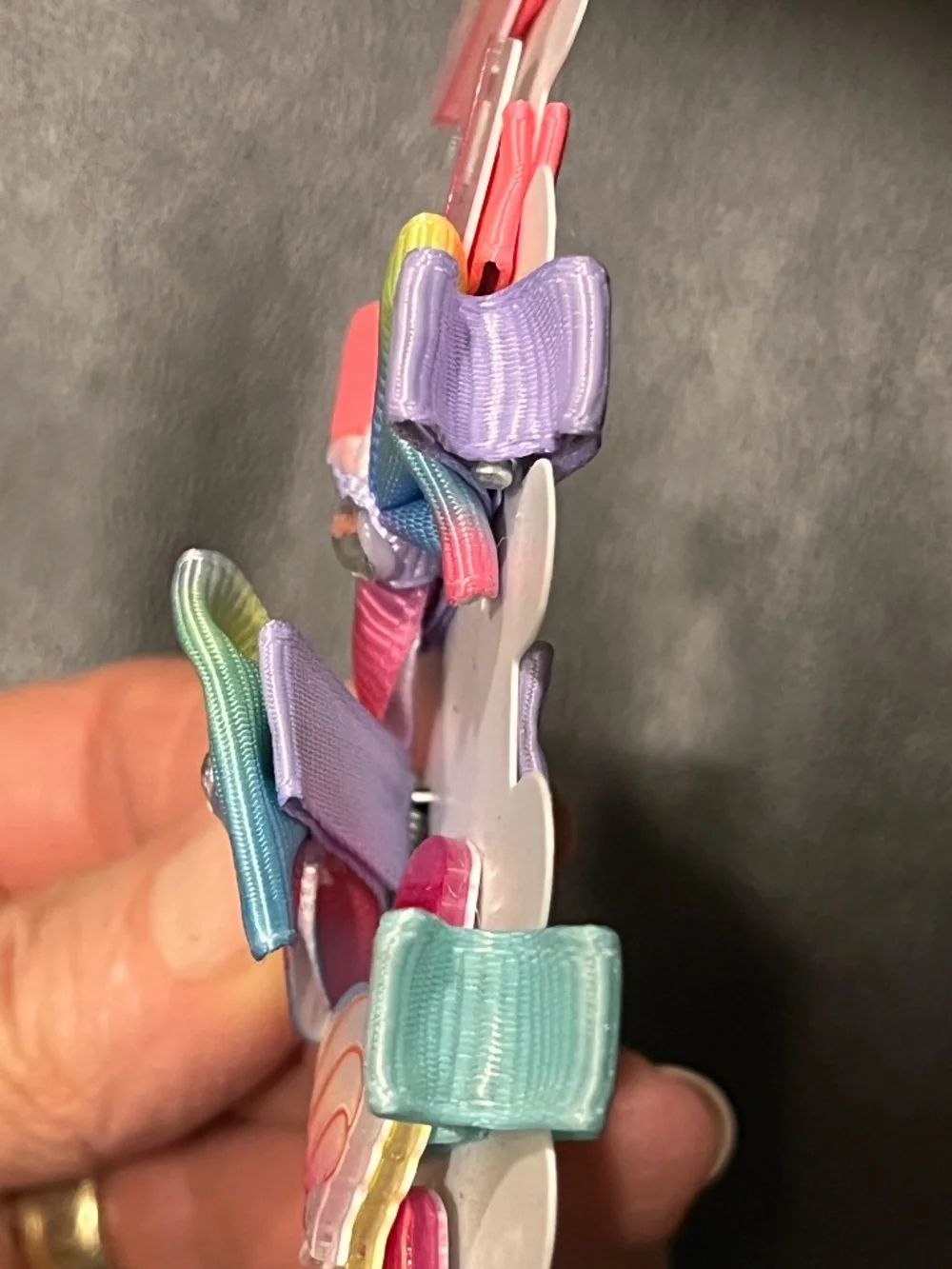 Claire’s 4-pm of glitter hair clips NWT